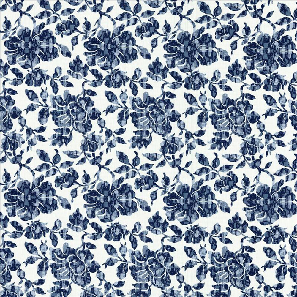 Kasmir Fabrics Monet Garden Navy Fabric